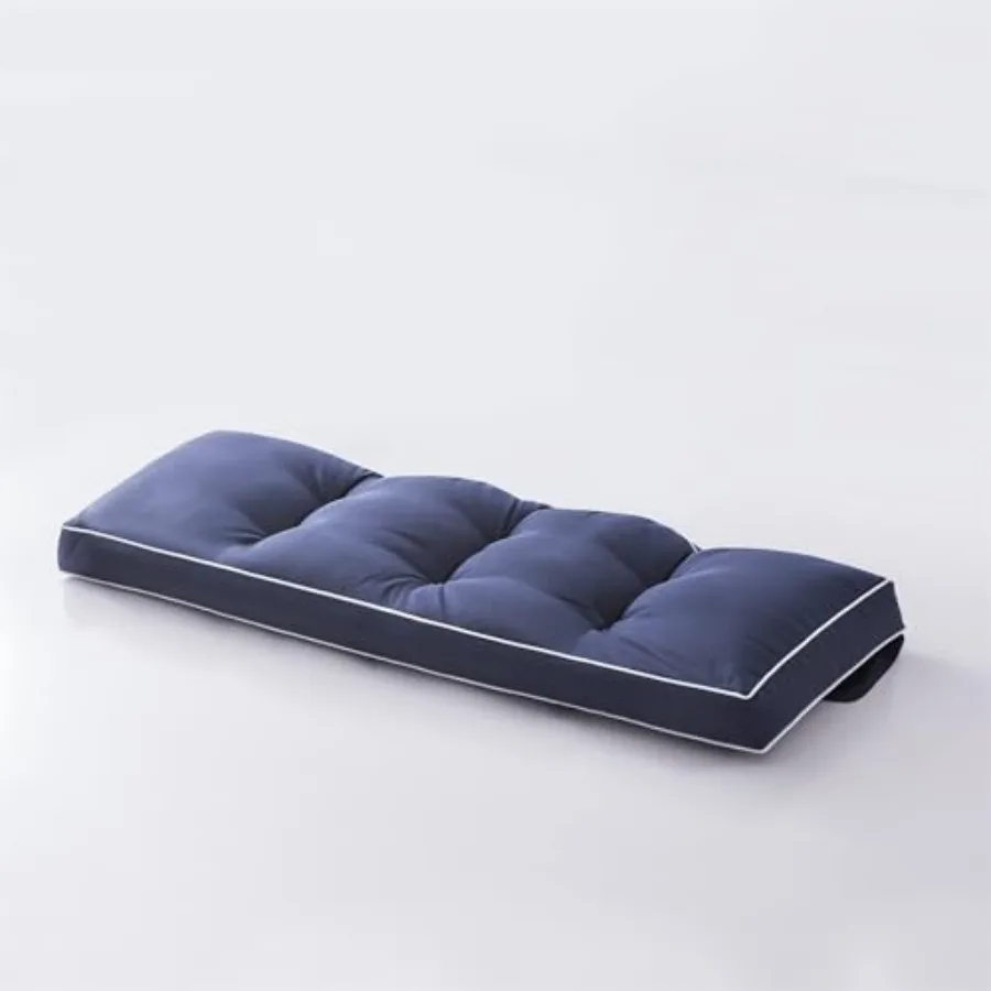 

3 Seat 57 Inch Outdoor Porch Swing CushionsWater-Resistant Tufted Patio Swing Replacement Cushions