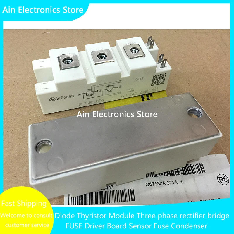 Imagem -05 - Módulo Igbt Ff100r12rt4 Ff75r12rt4 Ff50r12rt4 Ff50r12rt4 Skm100gb128d Skm100gb12t4 Skm75gb123d 2a50hb12c1u 2a75hb12c1u A100hb12c1u Novo