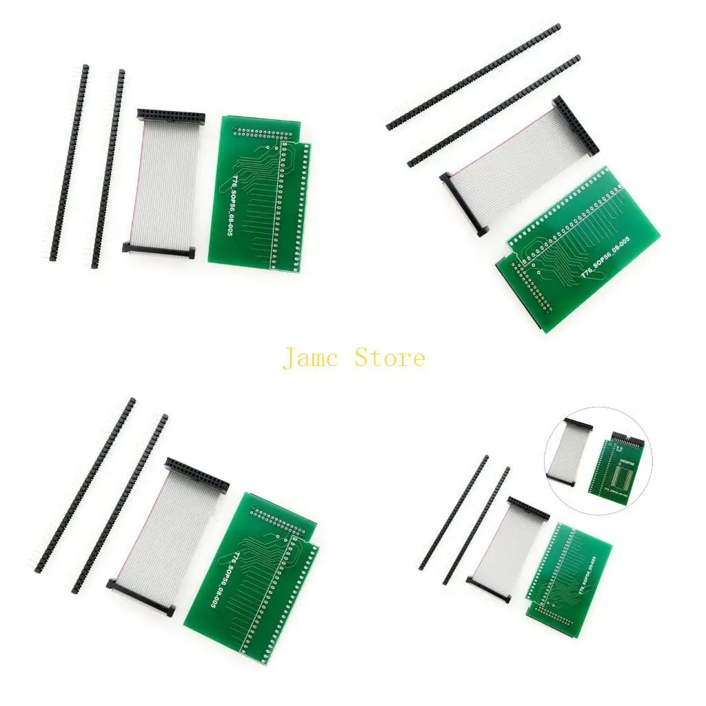 

LX0B SSOP56 08-005 Адаптер разъем 0 мм шаг шахты Чипа Программирование Программист Программист Программист Тест Горень