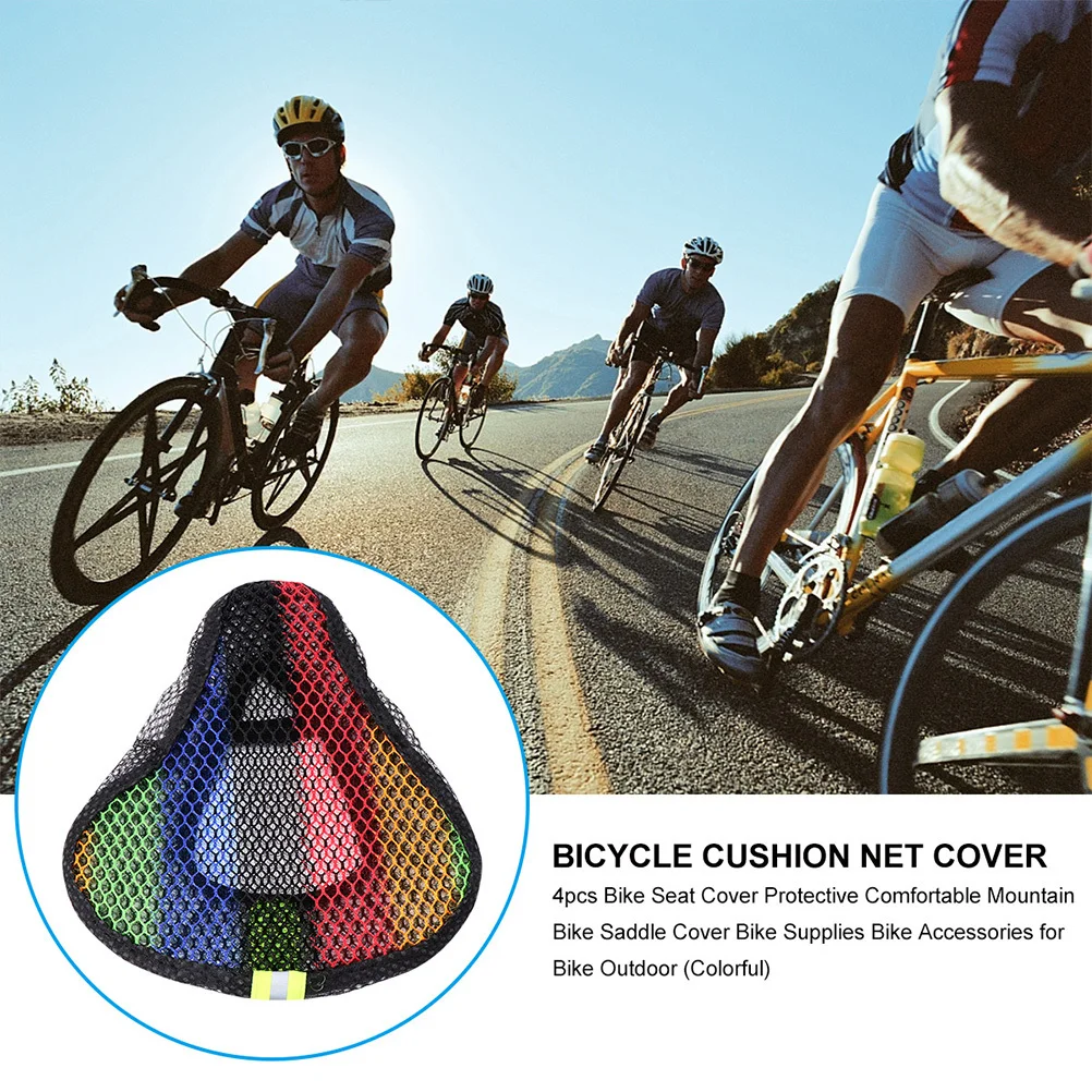 3 قطع من غطاء سرج الدراجة المقاوم للشمس، سميك ومتين عاكس مقاوم للماء وجيد التهوية، غطاء مقعد مريح لركوب الخيل #1