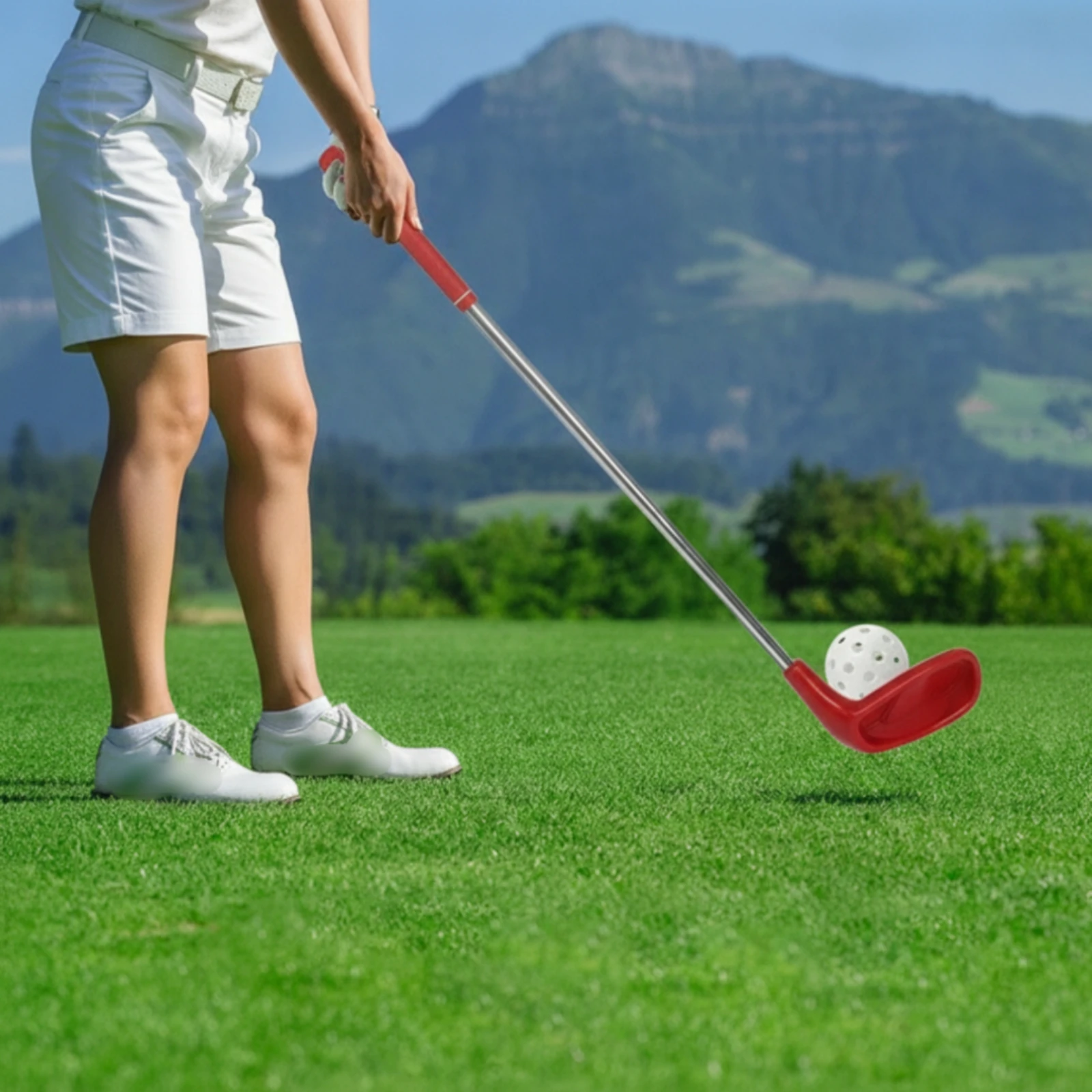 Golf Practice Club Accurate Golf Training Club Swing Training Stick Textured Slim for Golfers, Warm-Ups, Driving Range