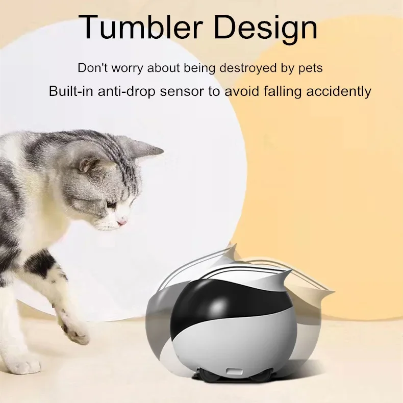 1080P HD Security Camera WiFi Remote Control Laser Teaser Interactive Toy 32G Cat Smart Companion Robot For Pets Baby Old Man