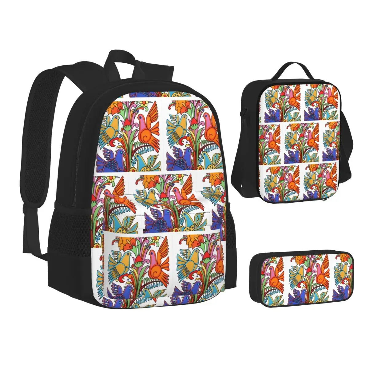 

Villeroy And Boch Acapulco Backpacks Boys Girls Bookbag Students School Bags Kids Rucksack Lunch Bag Pen Bag Three-Piece Set