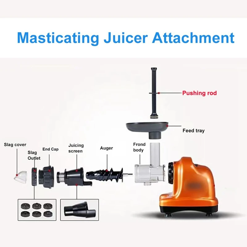 A86I-عصارة استبدال أجزاء عصارة دفع قضيب لأوميغا بطيئة المضغ نماذج عصارة 8006 8003 8061 انتهازي عصا