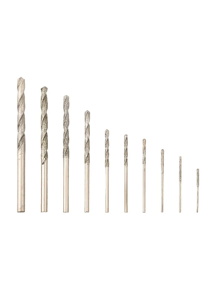 مجموعة لقم ثقب صغيرة HSS ، لقم ثقب متدرج ، لقمة لكمة لؤلؤ من Wenwan Walnut ، أدوات كهربائية طرف مثقاب 45 درجة ، 10