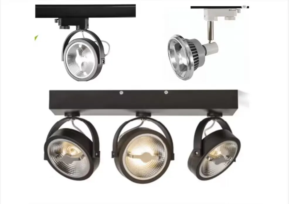 Downlights de teto embutidos LED, Spotlight de alta potência, Iluminação doméstica, Lojas, Iluminação, ES111, QR111, 20W, 15W, AR111