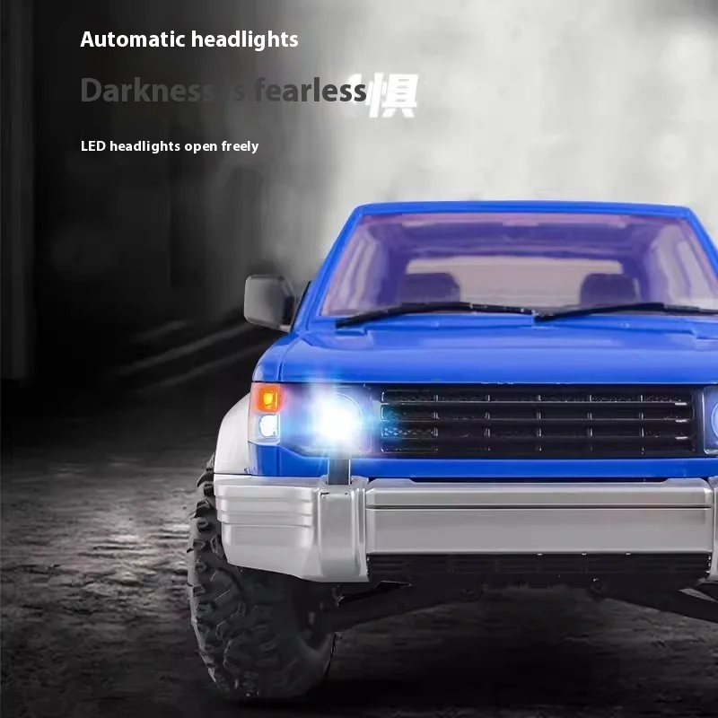 1/14 Ld1297 Pajero Rc Remote Controlled Vehicle With Illuminated Four Wheel Drive Off Road Vehicle Simulation Model Toy Gif