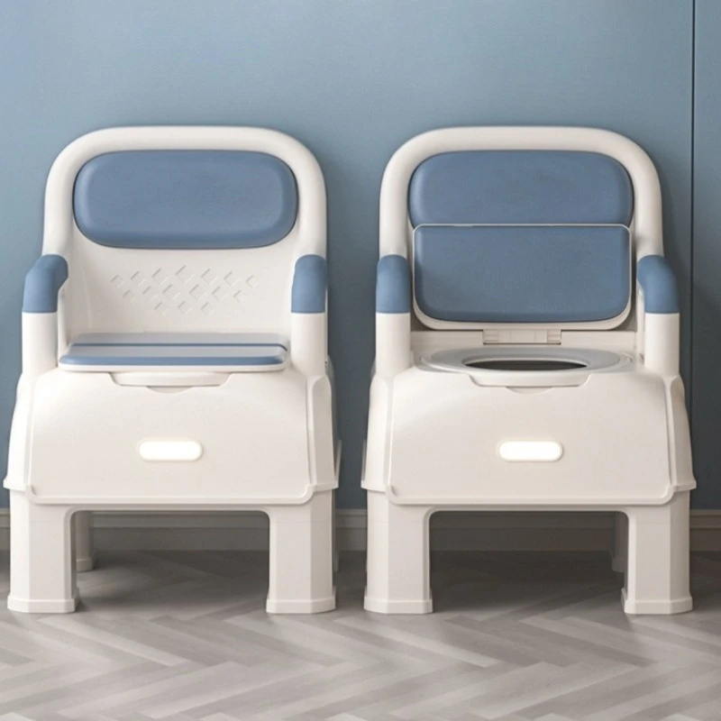Hospital Old Man Bathroom Stool Portable Deodorizing Hotel Bathroom Stool Floor Indoors Home Furniture Bagno Panchina Ls40ysd
