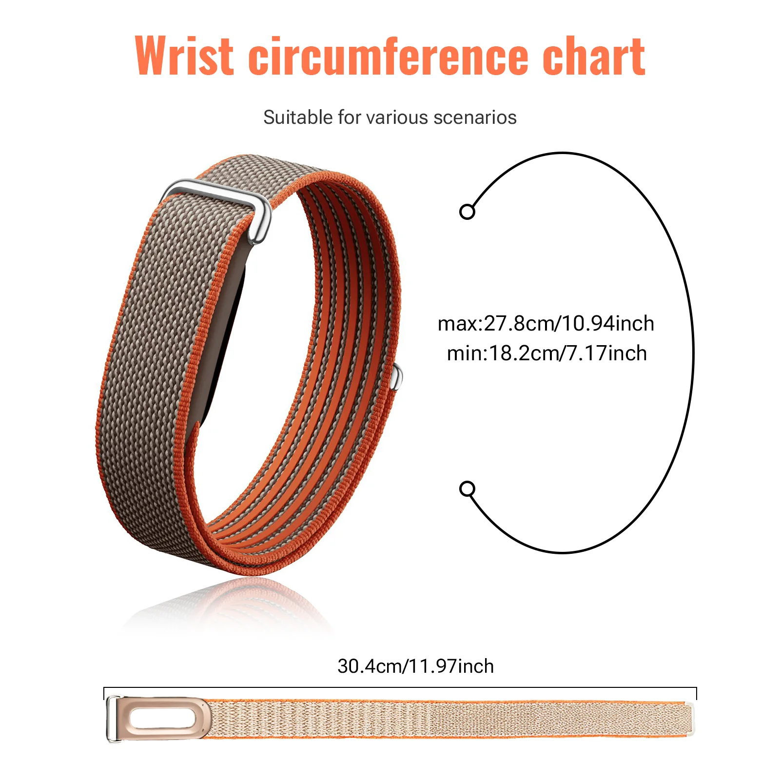 Nylon Braided Wrist Sport Strap For Google Fitbit Air Breathable Quick-dry Band Outdoor Cycling Running Watch Replacement Part