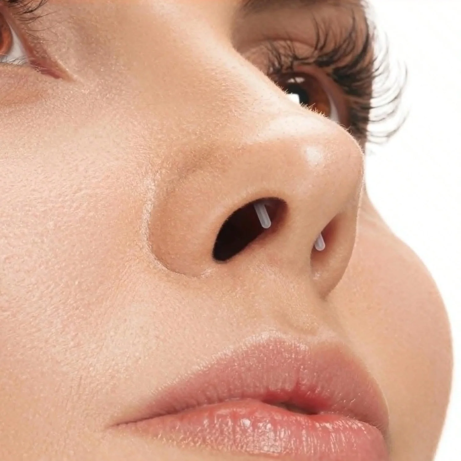 20pcs 14G/16G Flexible Transparent Septum Retainer, Acrylic Plastic U-Shaped Septum Piercing Retainer