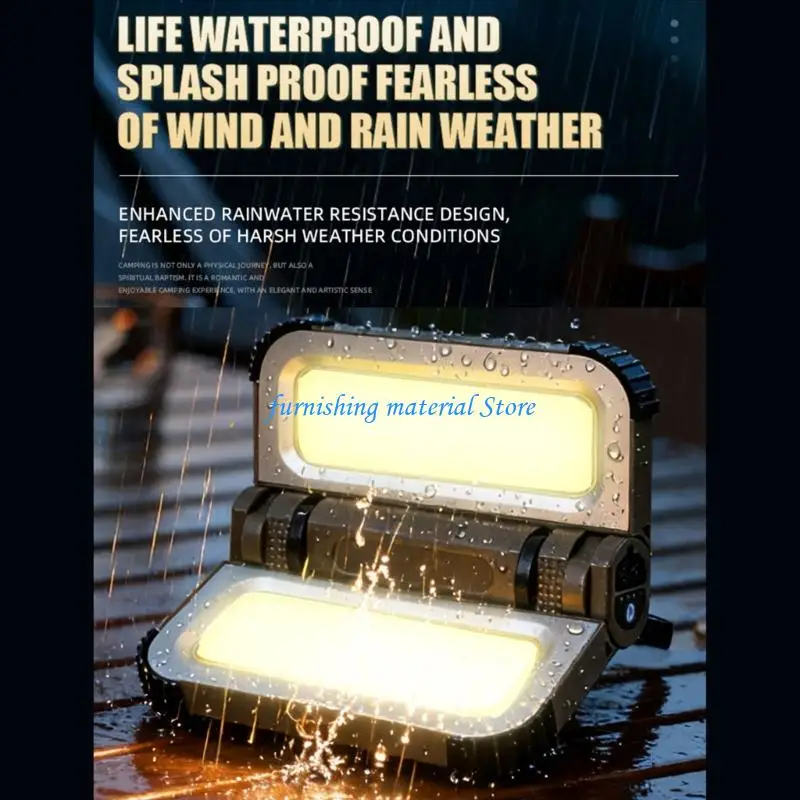 Y5GD High Power Solar Light Folding Camping Lights for Outdoor Activity Waterproof