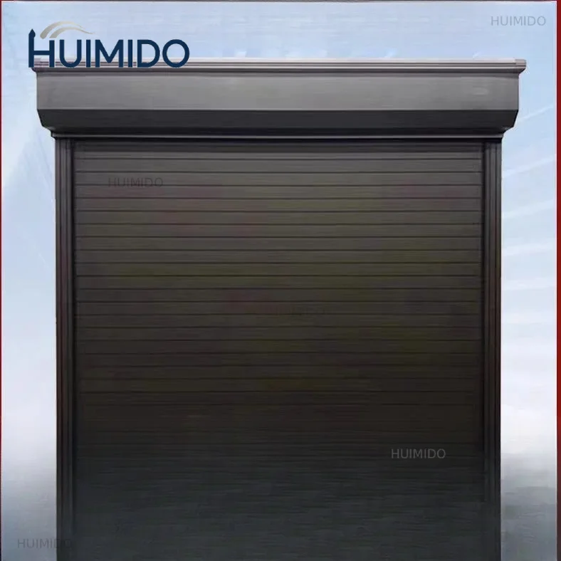 Foshan custom aluminum alloy rolling shutter door rolling shutter door fast door electric automatic lifting shop villa home gara