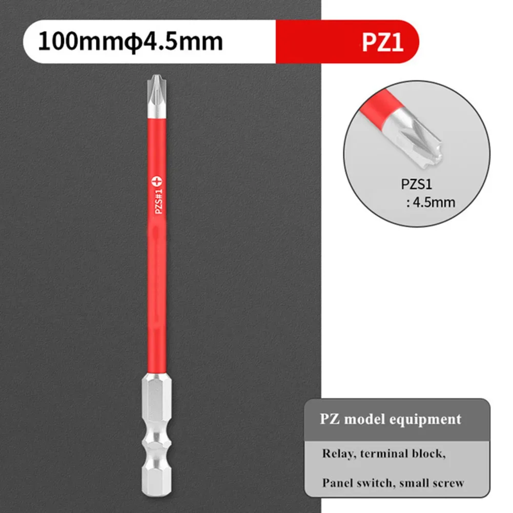 Tête de lot magnétique pour électricien, interrupteur à douille spécial, outil de démontage antidérapant pour vis PHS et PZS, tournevis électrique, 75mm, 100mm