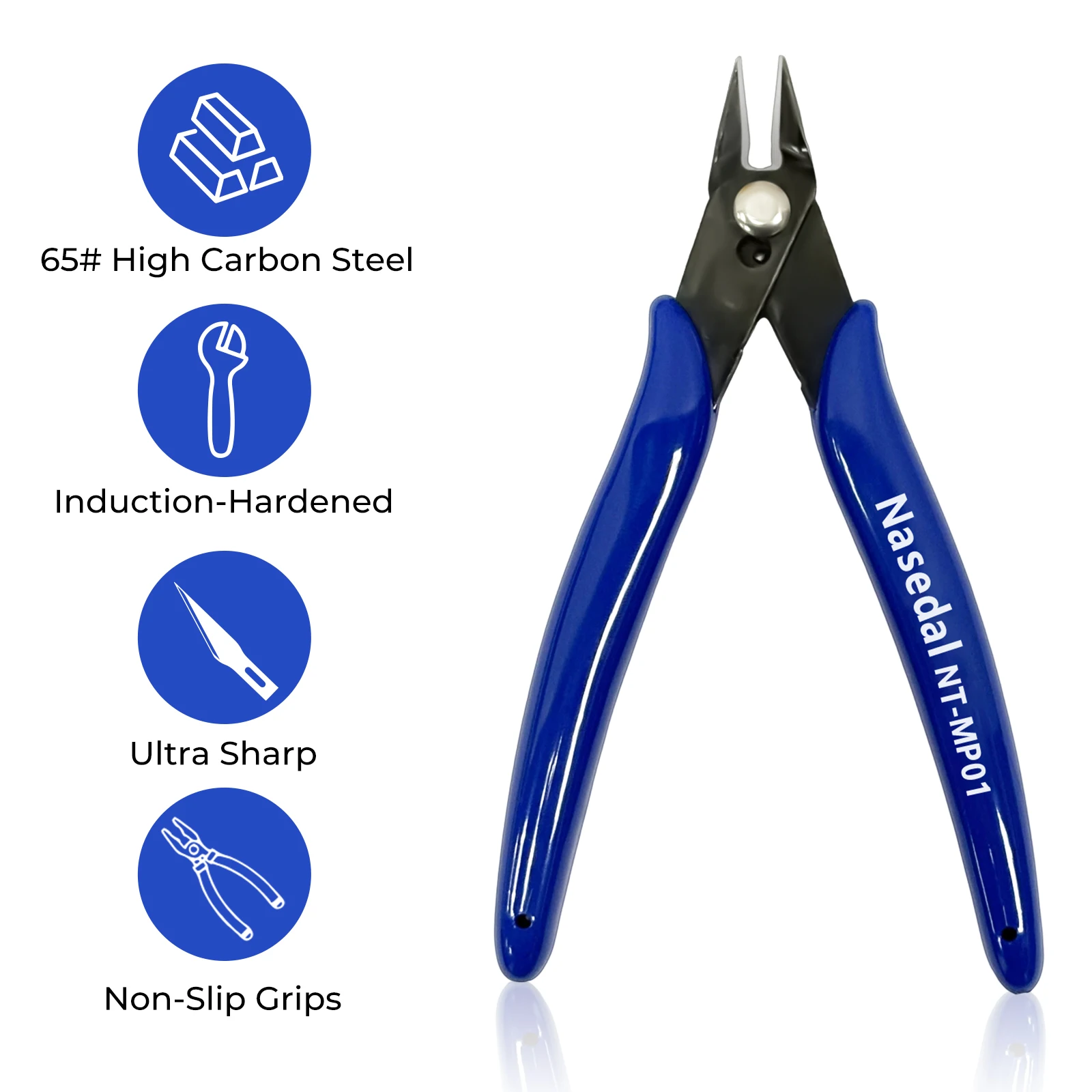 Nasedal Universal Hohe Manganstahl Diagonal Zangen Elektrische Draht Kabel Schneider Flush Nipper Side Snips Hand DIY Werkzeuge – Detail 5