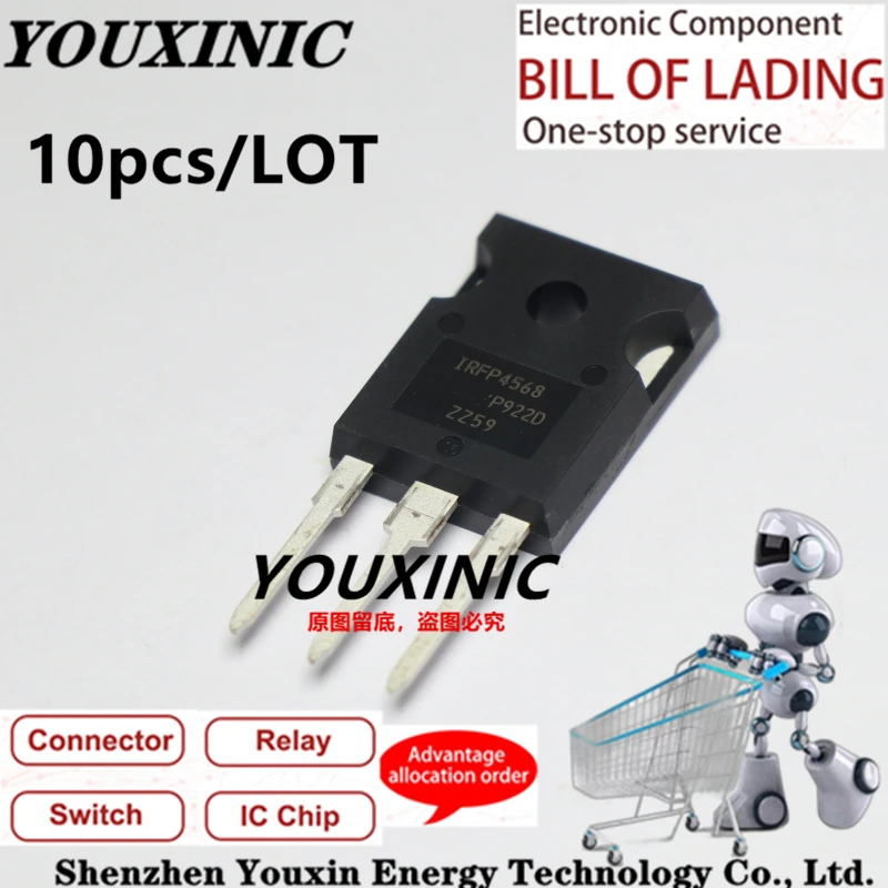 

YOUXINIC 100% new imported original IRFP4568PBF IRFP4568 TO-247 High Power Field Effect MOS Transistor 171A150V