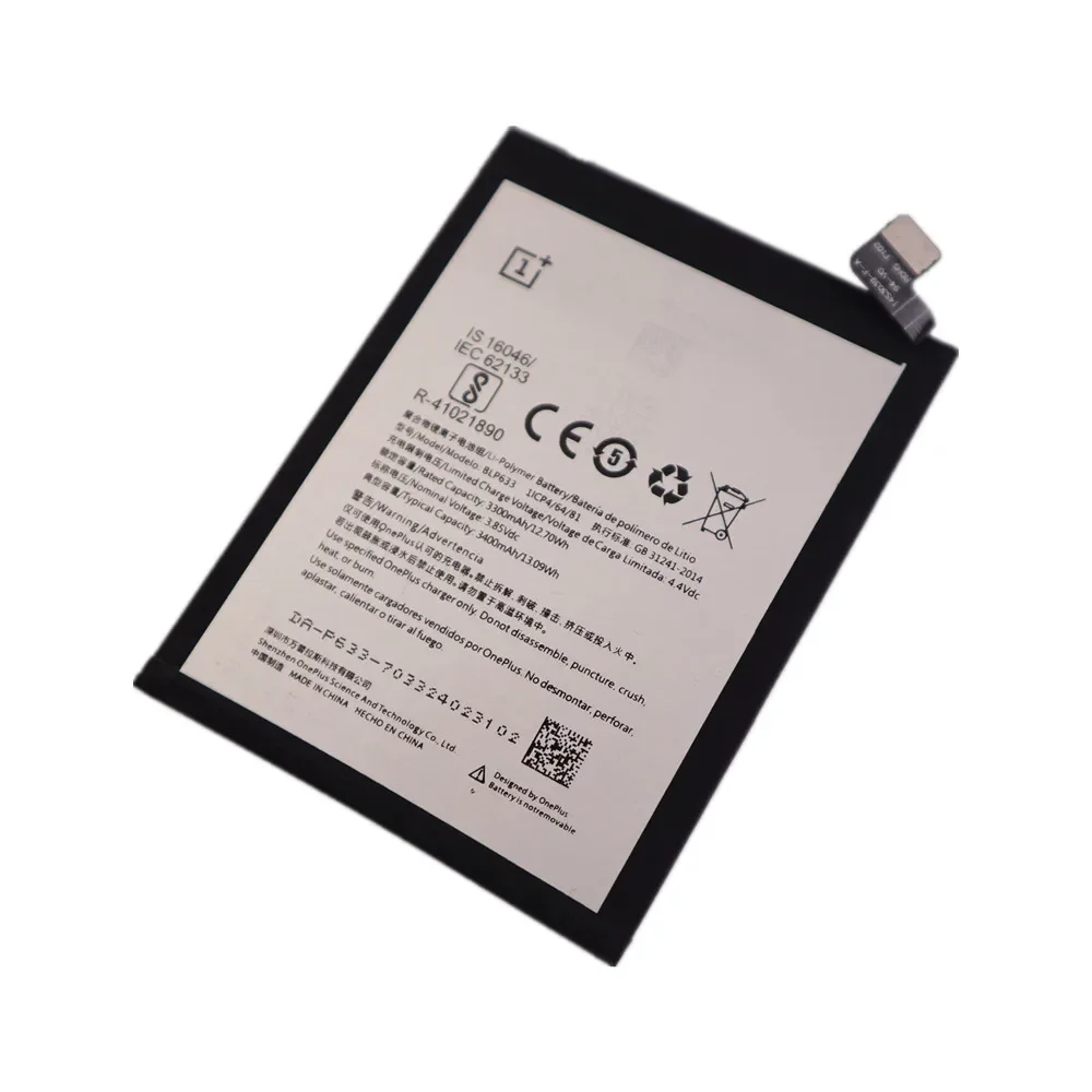 2024 1+ Original Battery BLP633 For Oneplus 3T One plus 3T A3010 3400mAh Mobile Phone Battery Bateria Fast Deliver + Tools