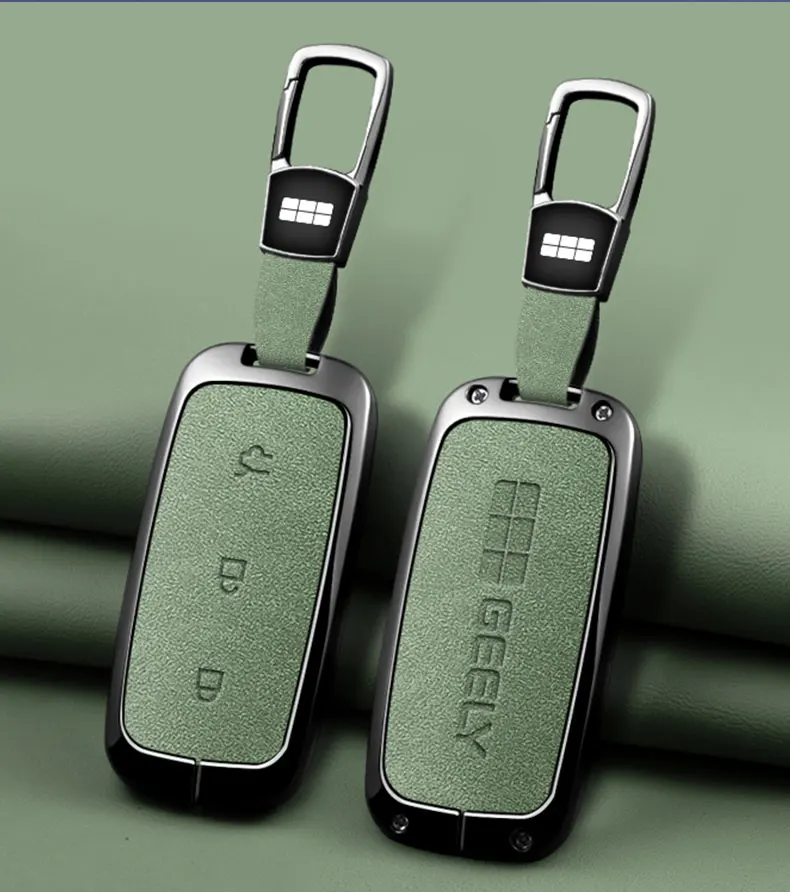 Autoschlüssel-Schutzhülle für Geely Ex5 Starray Em-i Galaxy L6 L7 E8 M9 2025 2026, Schlüsseltasche aus Legierung, Schlüsselanhänger-Zubehör – Detail 10