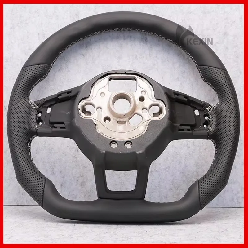 The Steering Wheel Is Suitable For Volkswagen Golf 7, 7.5, GTI, Made Of Perforated Leather Car Accessories