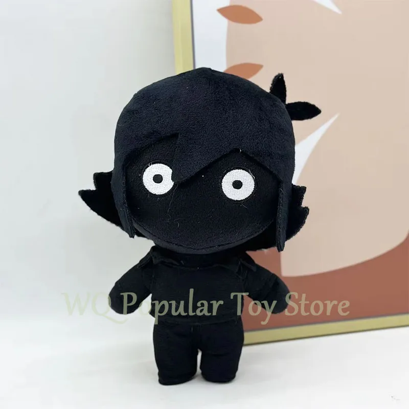 Little Black Pure Black Omori Plush Creative Spoof Cute Birthday Gifts Throw Pillow Children Sleep Comfort Companion Plush Toys