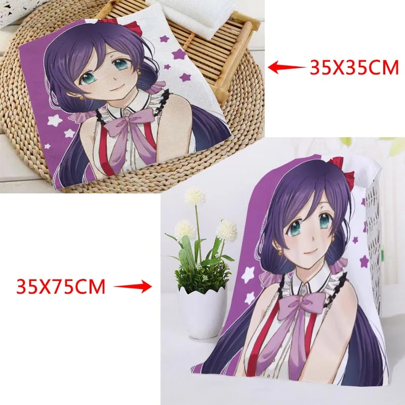 Custom Toujou Nozomi Towel Microfiber Bath Towel Baech Towels Sport Drying Travel Towels 35X35cm35x75cm