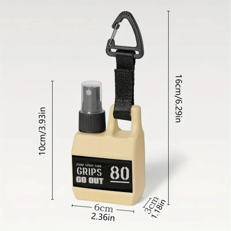 في الهواء الطلق طارد البعوض رذاذ زجاجة التخييم السفر المحمولة رذاذ زجاجة تطهير زجاجة 80 مللي زجاجة رذاذ التكتيكية