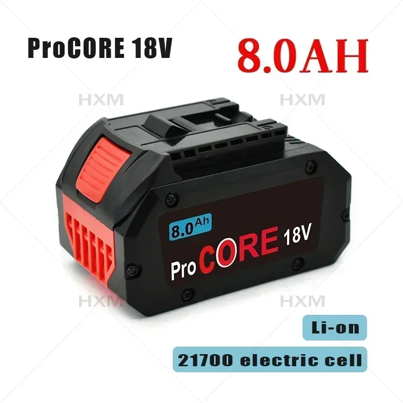 18V ProCORE 8000mAh for Bosch 18V Cordless Tool BAT609 BAT618 GBA18V80 21900 Replacement Battery - 21700 Electric Cell