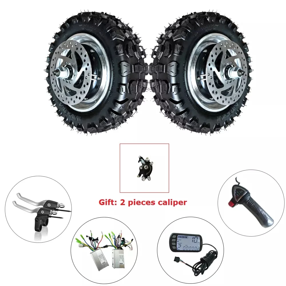 11inch 48V 1500W Hub Motor Kit For Electric Motorcycle With Double Drive 60km/h Electric Scooter Kit