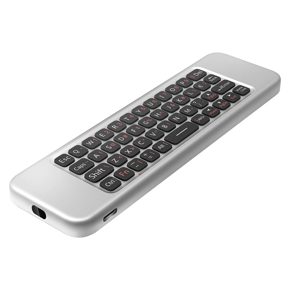 W3 2.4G Wireless Voice Air Mouse Remote Controller Mini Keyboard for Android TV BOX / Windows / Gyroscope Remote