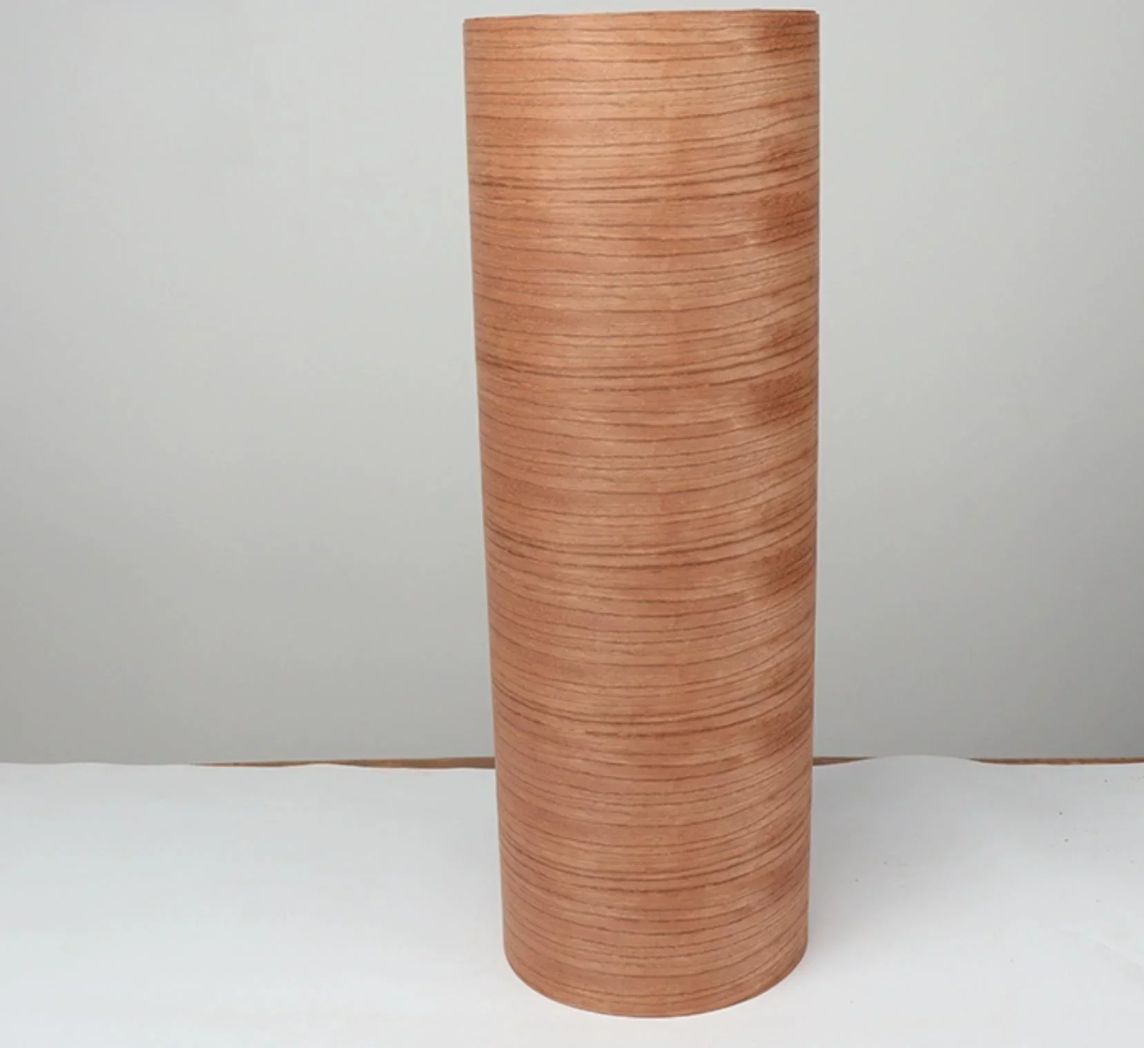 L:2.5meters Width:580mm T:0.25mm Natural Red Rose Wood Veneer High End Fashionable Wood Veneer Kraft Paper on The Back