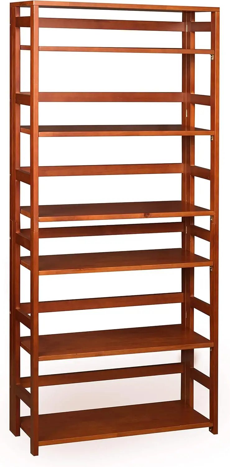 Regency Flip Flop 67-inch High Folding Bookcase- Cherry