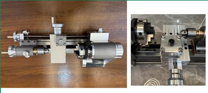 

Lathe Metal Bench Top Precision DIY Miniature Lathe， for Watchmaking Model Craft Woodworking Hobby Desktop NEW