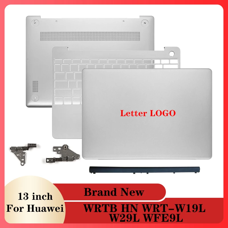 para huawei matebook 13 wrt wrtb hn wrt w19l w29l wfe9l portatil lcd capa traseira moldura dianteira dobradicas dobradica capa descanso de maos case inferior 01