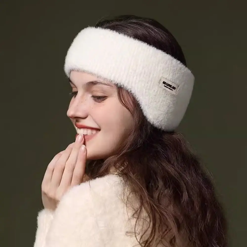 Nova capa de orelha cabeça desgastada earmuffs orelha mais quente à prova de vento malha quente earmuffs proteção fria faixas de cabelo esportes ao ar livre