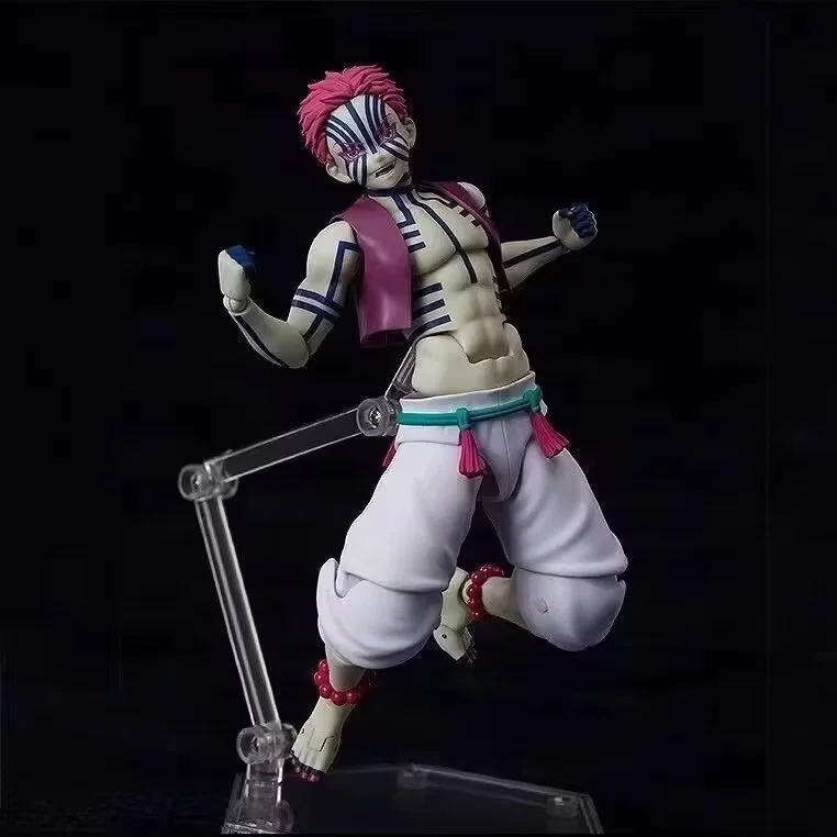 Novo Figma SP-146 Akaza Anime Demon Slayer Hakuji Figuras de Ação Doze Kizuki Bonecos de Coleção Decoração Brinquedo Presente