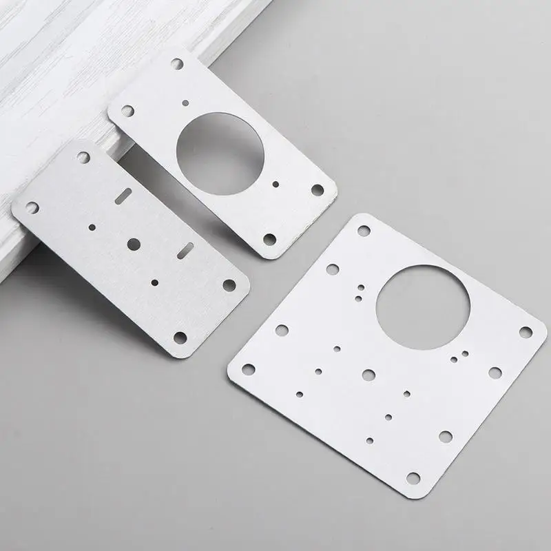 【HMA】4Pcs/Set Hinge Repair Kit Furniture Door Hinge Repair Piece Used For Cabinets Wardrobes Shoe Cabinet Doors