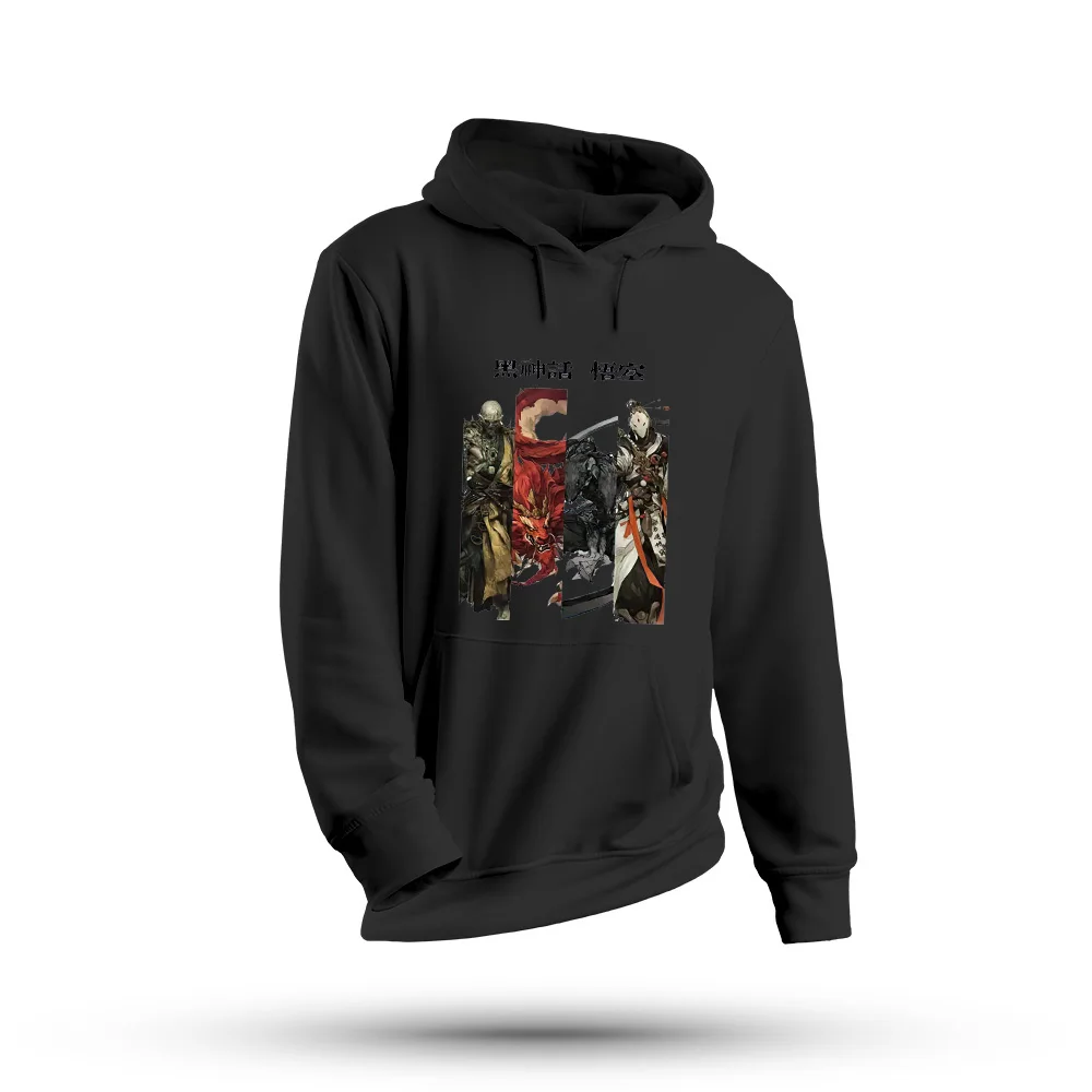 Black Myth Wukong Anime Men's Hoodie Spring Autumn Fashion Sportswear Street Sports Hoodie Long Sleeve Hoodie Outdoor