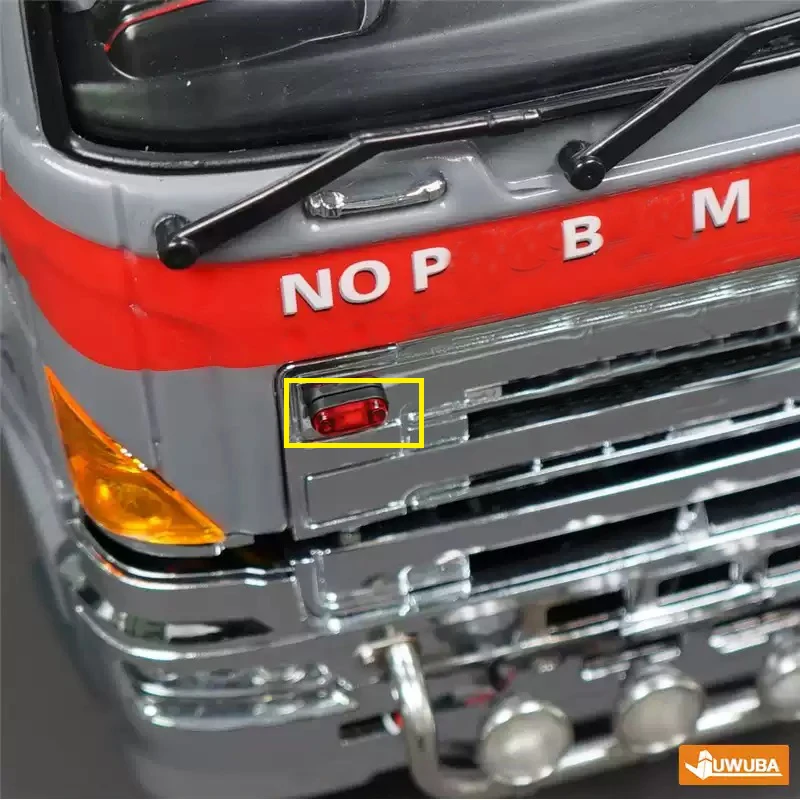 CBD-01 Front & Side LED Marker Warning Light Upgrade Parts for Tamiya 1/14 RC Tractor Dump Truck Model