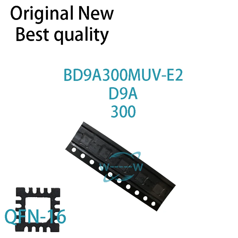 (5-10 Stuks) Nieuwe BD9A300MUV-E2 Bd9a300muv Bd9a300 D9a300 D9a 300 QFN-16 Ic Chip Elektronische