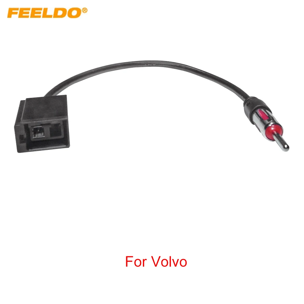 FEELDO Car Audio Radio Antenna Adapter For Volvo Head Unit Wire Cable Part Aftermarket Stereo