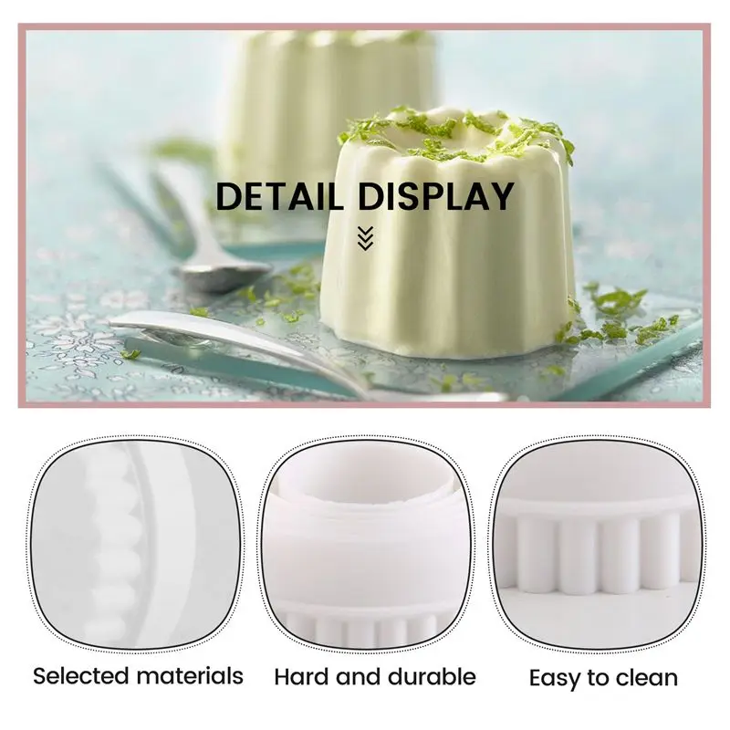 finefine 6 Pcs mould punch Pastry Biscuit Cake Fondant sugar paste Round Cutter