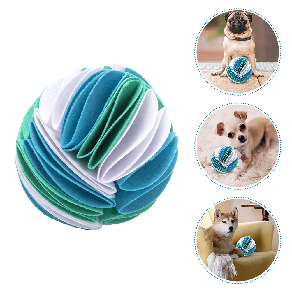 

Sniff Ball Interactive Slow Feeding Training Balls Puzzle Game Sniffing Exercise Pet Training Balls Pet Food Leakage