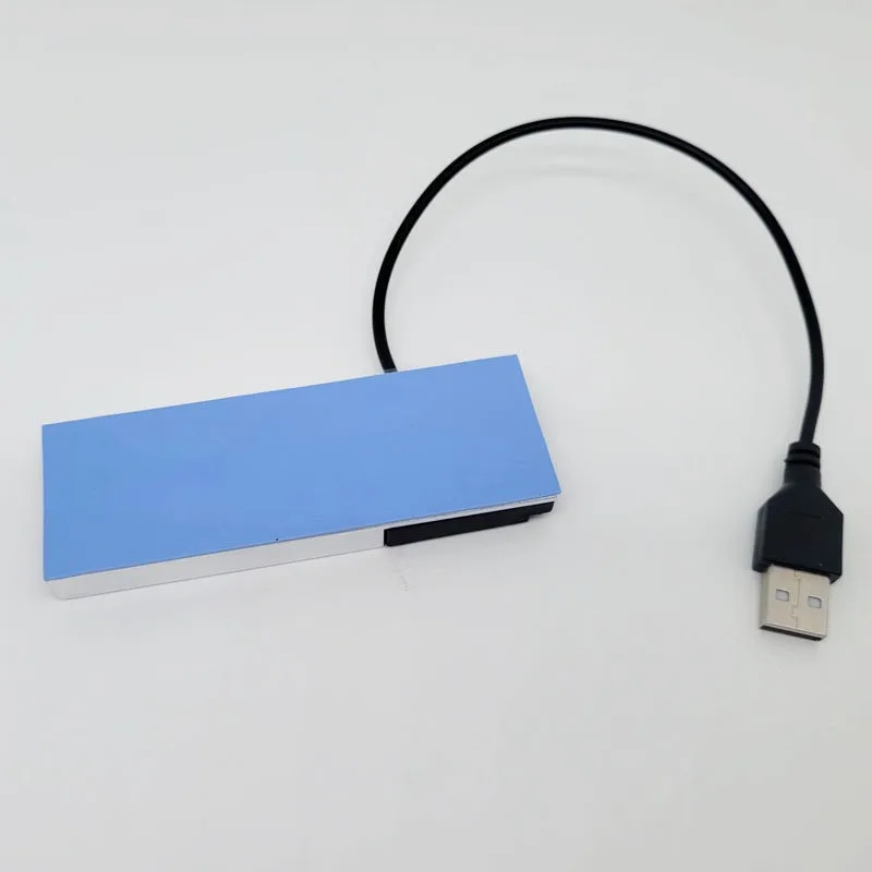 USB Silent Aluminum Heat Dissipation Panel DIY Notebook Storage Cooling Parts