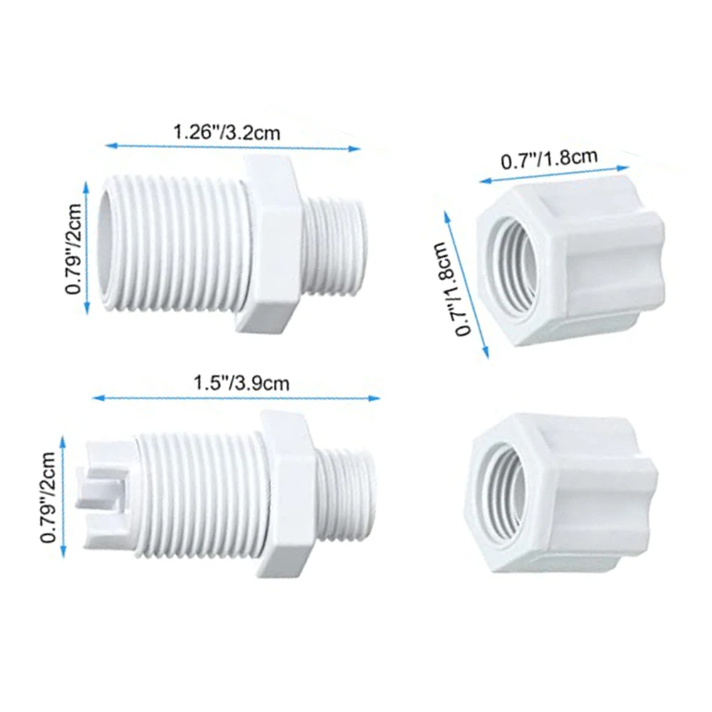 Chlorinator Feeder Replacement Kit for CL200 and CL220 Includes 2 Saddle Clamps 2 Nuts 2 Washers 4ft Hose 2 Check Valves
