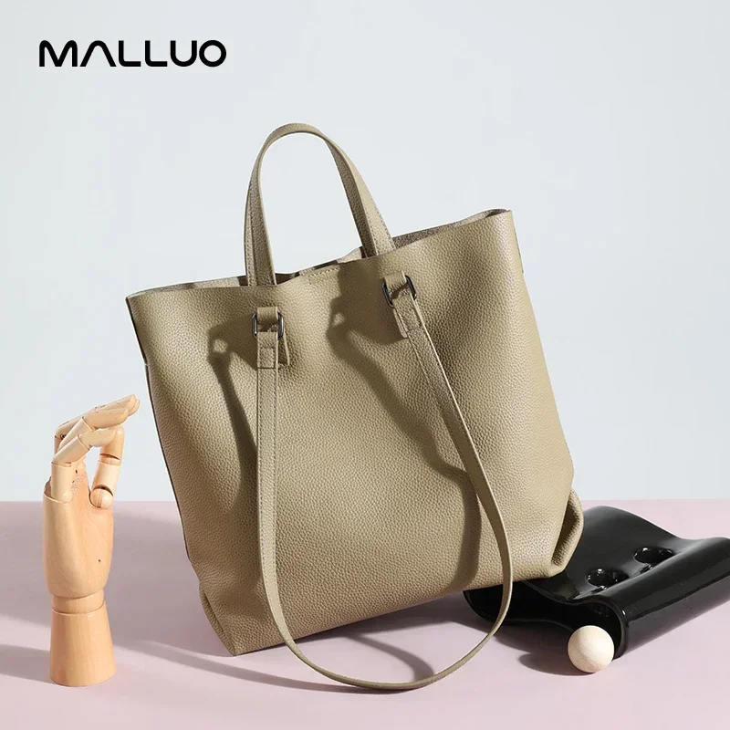 Frauen Rindsleder Echtes Leder Schulter Tasche Weibliche Casual Große Kapazität Büro Totes Handtasche Damen Arbeit Strap Umhängetaschen