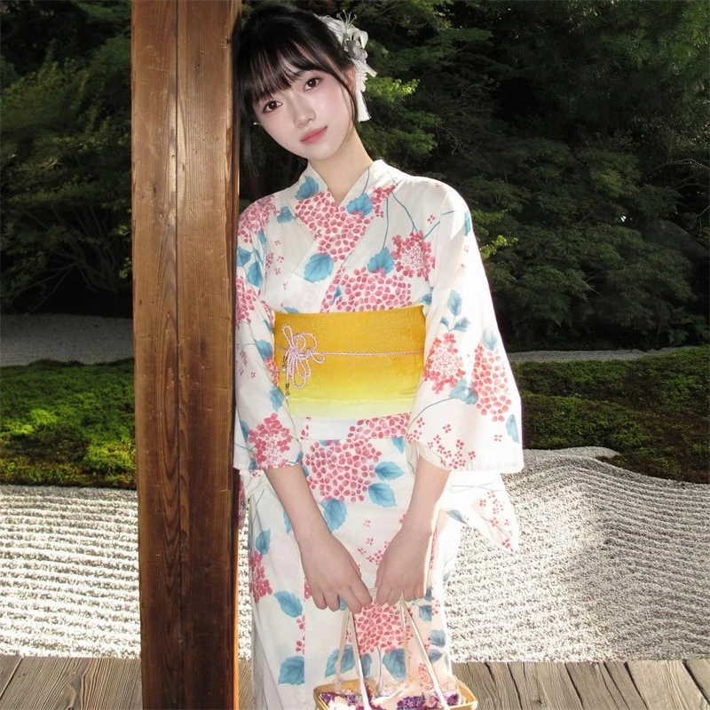 Japanisches Yukata-Kleid für D – Kimono Yukata Cotton Bewertung und Preis