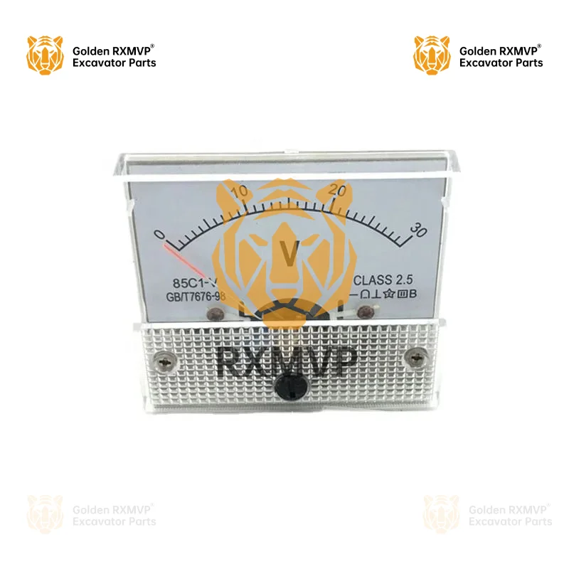 For Excavator Parts Diagnostic Tool Gb/t7676-98 Dc Analog 30v 10v 20v Pointer Voltmeter Panel Meter