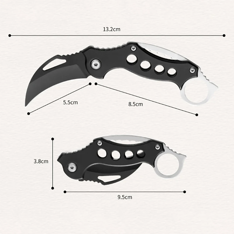 Outdoor Camping Survival Knife Stainless Steel Folding Knife Multitool Pocket Knives EDC Knives Box Cutter