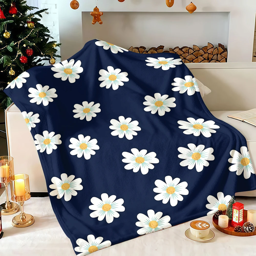 Spooky Season Thick Machine Washable Fleece Velvety Warm Blanket Stain Resistant for Long Lasting Durable Use