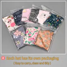 Cotton Bird Cartoon Print Scrub Cap #6