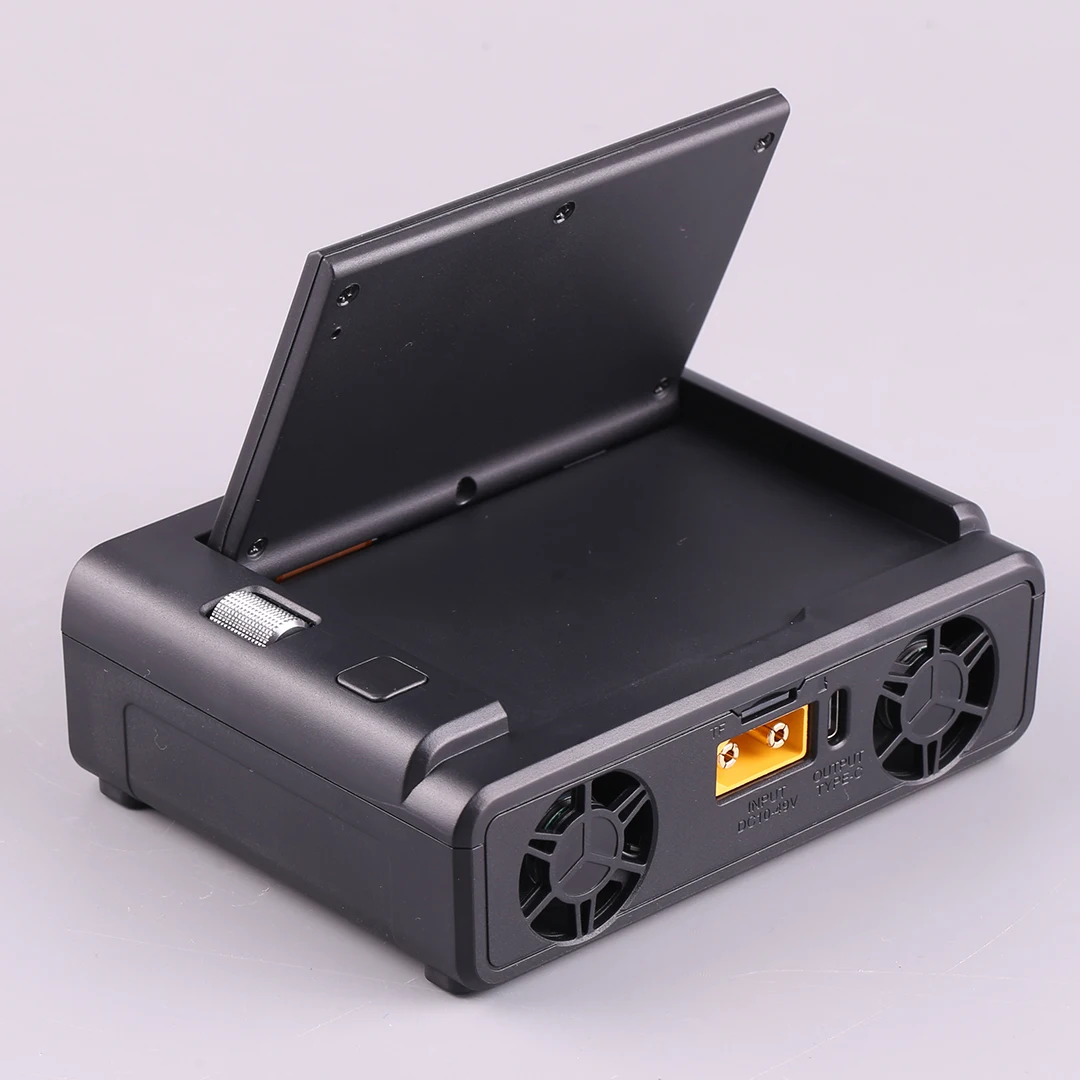 ToolkitRC M8D High Power Balance Charger Dual Channel Touch Folding Screen for 8S Battery - Fast Charging for RC Models